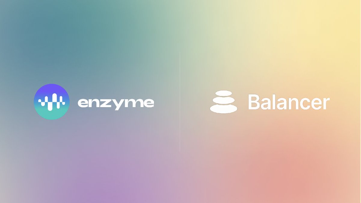 This just in, @Enzymefinance has integrated Balancer into its DeFi operating system 💥

The Enzyme ecosystem can now access 14 Balancer Pools on Ethereum &amp; Polygon

⬇️