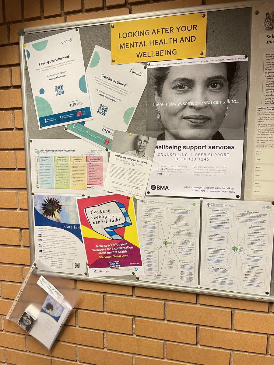 Working with Doctor’s in training and Medical Students, we do everything we can to prevent burnout, support their wellbeing and their mental health!

As such, we’ve put a range of resources on display permanently in our Medical Education Centre 

#ItsTimeToTalk #itstimetotalkday