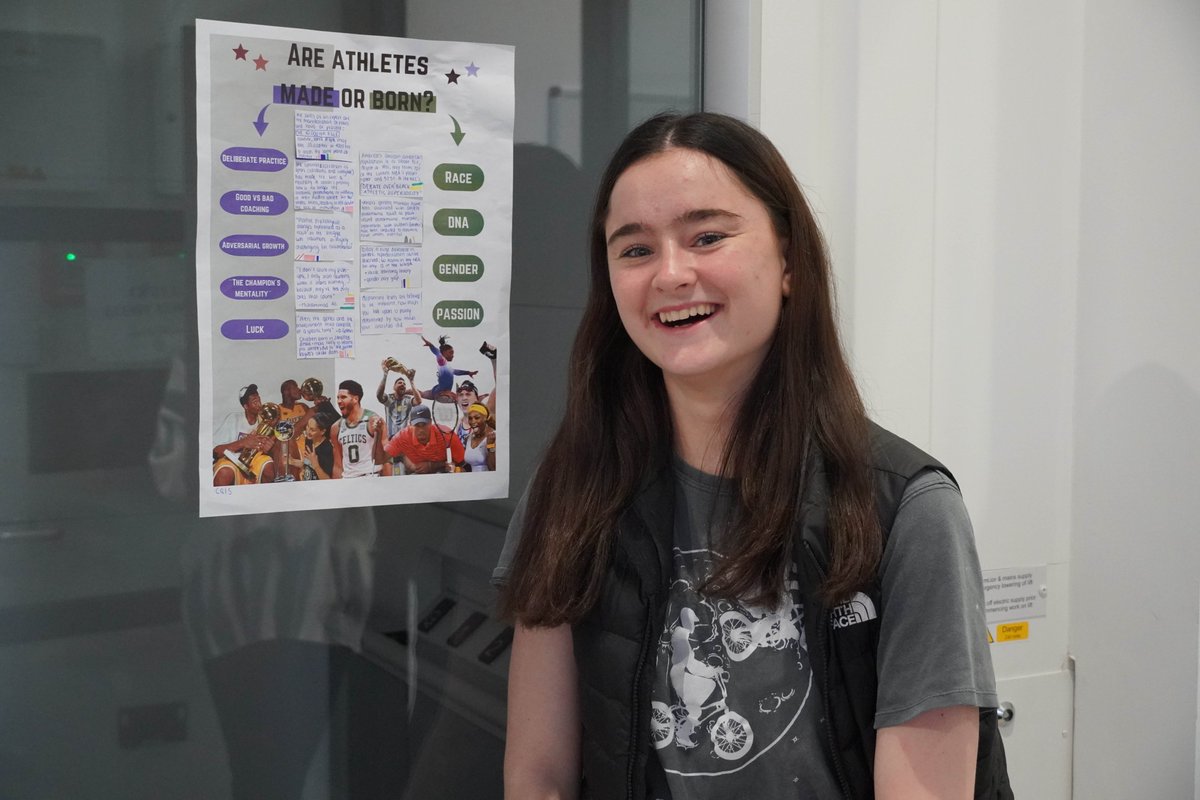 FHSSloaneSquare's tweet photo. Great to see the Lower Sixth presenting their EPQ idea posters to peers and teachers this afternoon! #FHSSixthForm #EPQ https://t.co/g5ki0bFPeE