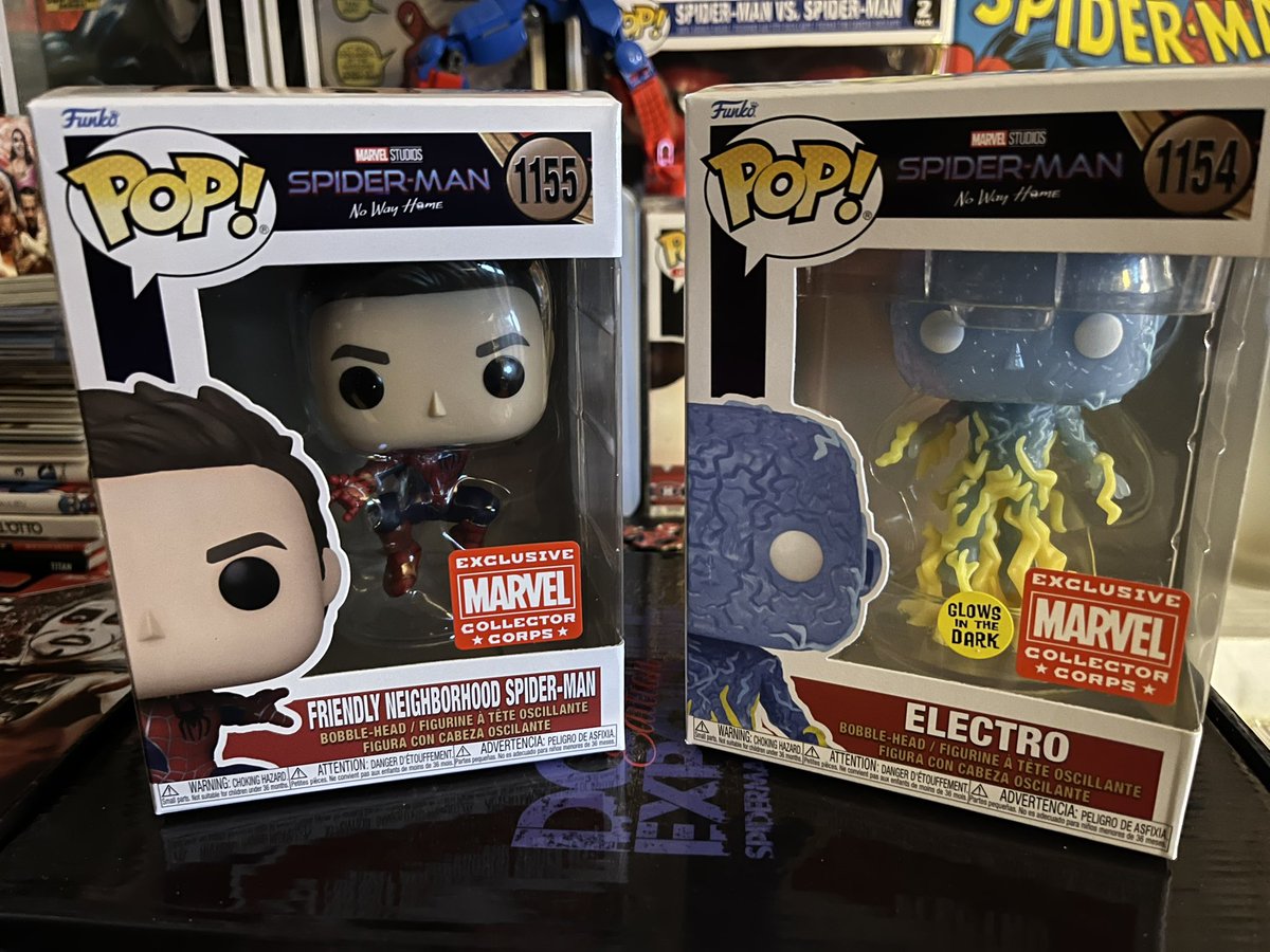 MonctonSpidey's tweet photo. It has arrived!!!! #SpiderMan #NoWayHome #Funko #Marvel #CollectorCorps 🤘🏻 https://t.co/6lXhpiFvTP