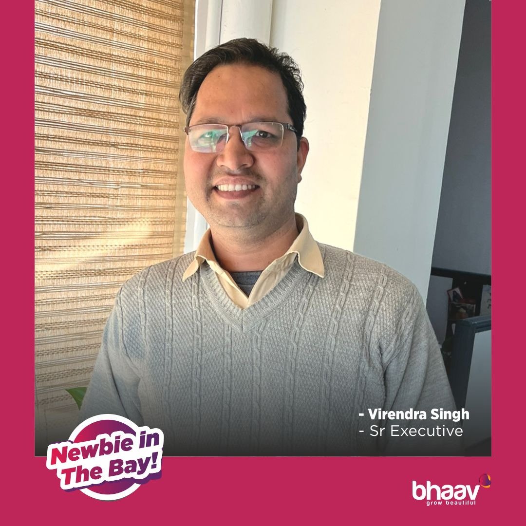 We are proud to have Mr. Virendra on board at #Bhaav as a Senior Executive in the Creative & Design Team. A warm welcome and lots of well wishes on becoming part of our growing team.

#NewbieInTheBay #NewJoinee #SeniorExecutive #Skills #Creative #HealthcareMarketingAgency