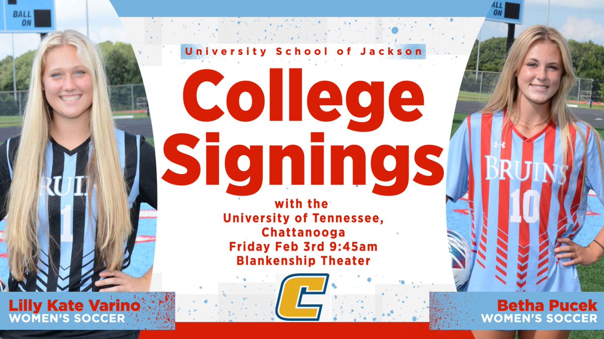 Join us as these young ladies sign their collegiate soccer scholarship letters with the University of Tennessee, Chattanooga. Go Mocs ⚽️💛