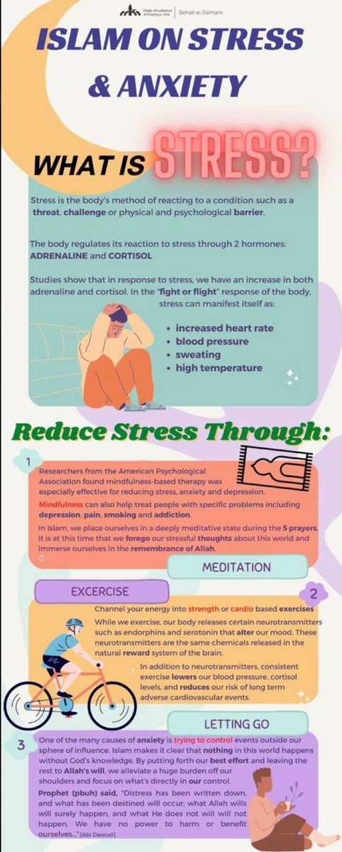 Stress and anxiety management is essential in mental health! Check out the newsletter below. #mkausa @MKA_fit @ahmadiyya