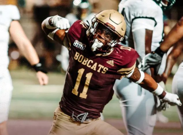MukubaFatu's tweet photo. #AGTG AFTER A GREAT CONVERSATION WITH @CoachStutzmann I AM BLESSED TO HAVE RECEIVED MY 8TH DIVISION 1 OFFER FROM TEXAS STATE UNIVERSITY!! #TakeBackTexas 
@BamPerformance @LBJSports @joe_rauls @coachWillCo @JScruggs247 @Perroni247 @samspiegs @CJVogel_TFB @BHoward_11 https://t.co/U4STtzbsHV