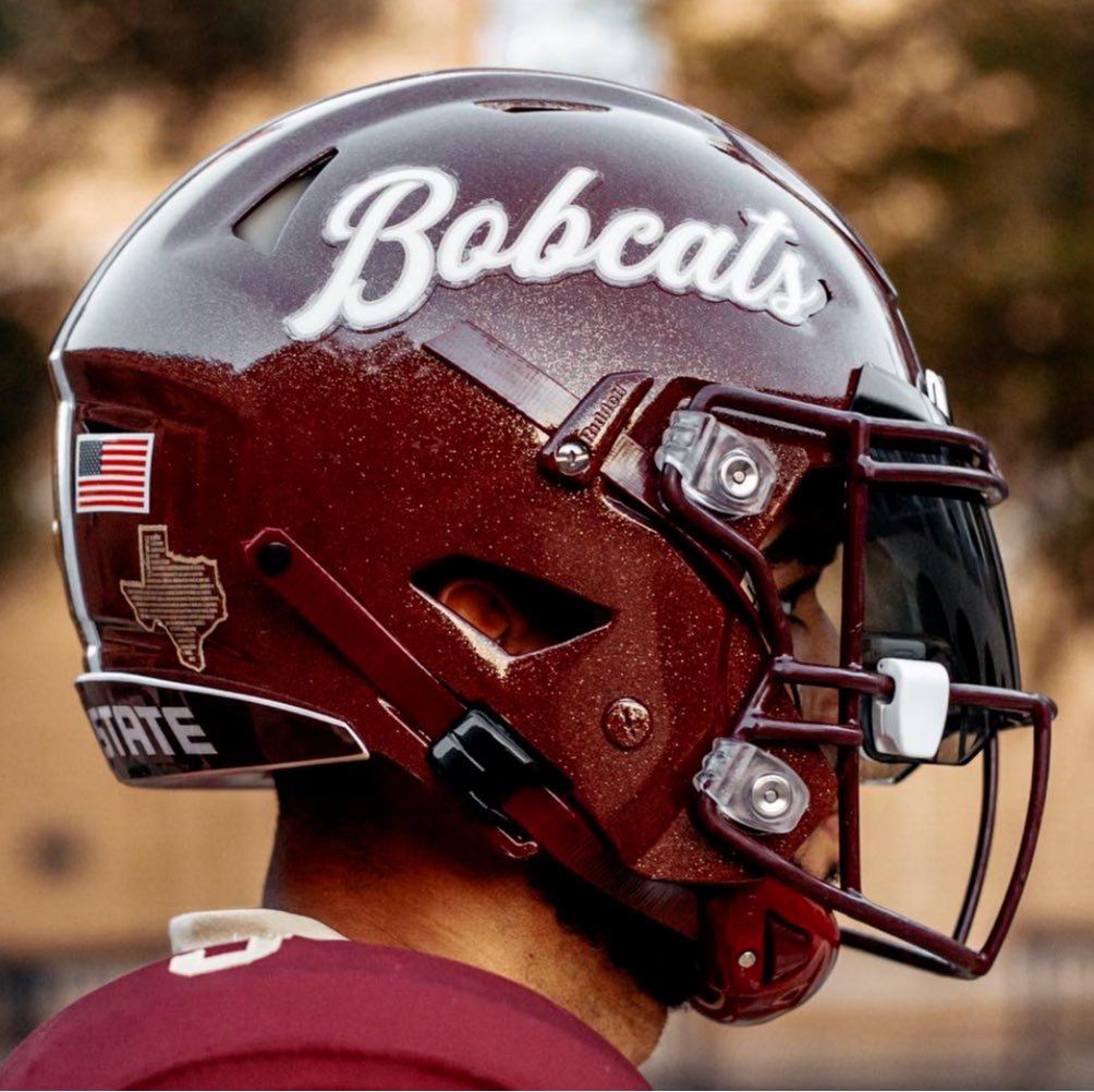 MukubaFatu's tweet photo. #AGTG AFTER A GREAT CONVERSATION WITH @CoachStutzmann I AM BLESSED TO HAVE RECEIVED MY 8TH DIVISION 1 OFFER FROM TEXAS STATE UNIVERSITY!! #TakeBackTexas 
@BamPerformance @LBJSports @joe_rauls @coachWillCo @JScruggs247 @Perroni247 @samspiegs @CJVogel_TFB @BHoward_11 https://t.co/U4STtzbsHV
