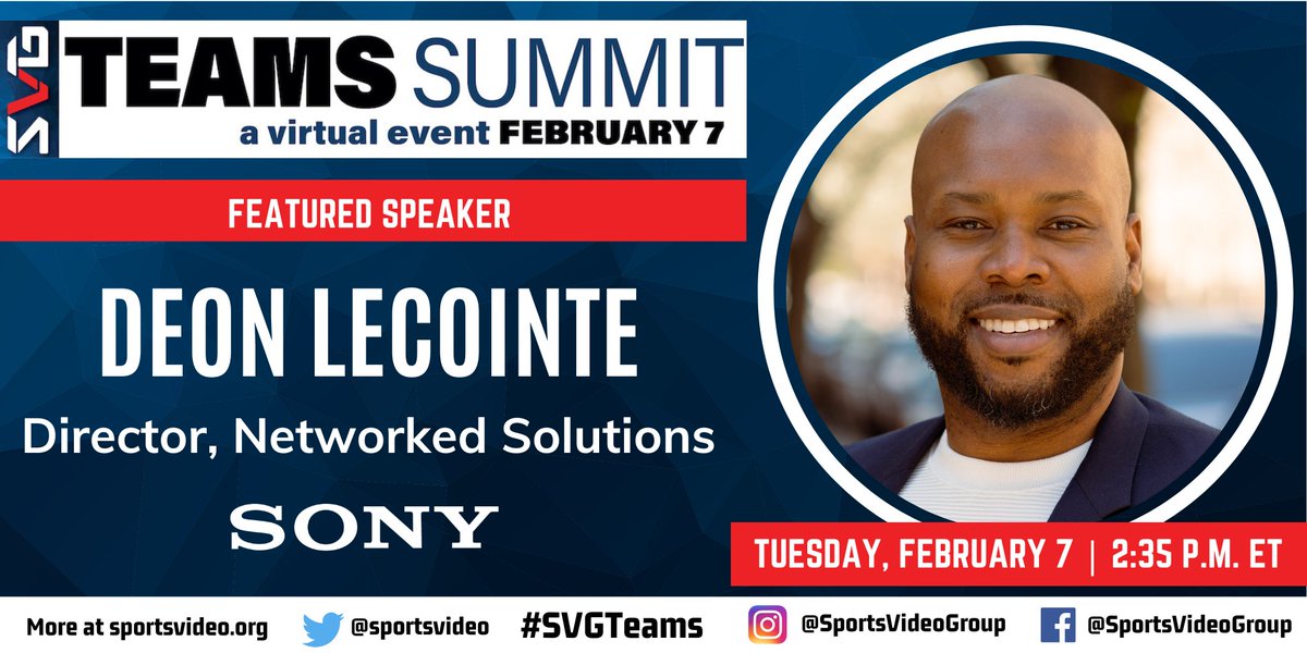 Behind-the-scenes hardware &amp; software are crucial for new studios &amp; facilities. Join <a href="/DeonLeCointe/">Deon LeCointe</a> &amp; others for #SVGTeams Summit Tech Focus: Inside Studio-Based Tech and Workflows to learn how teams are accelerating cloud-based &amp; remote resources &amp; more. bit.ly/3Yh86Ws