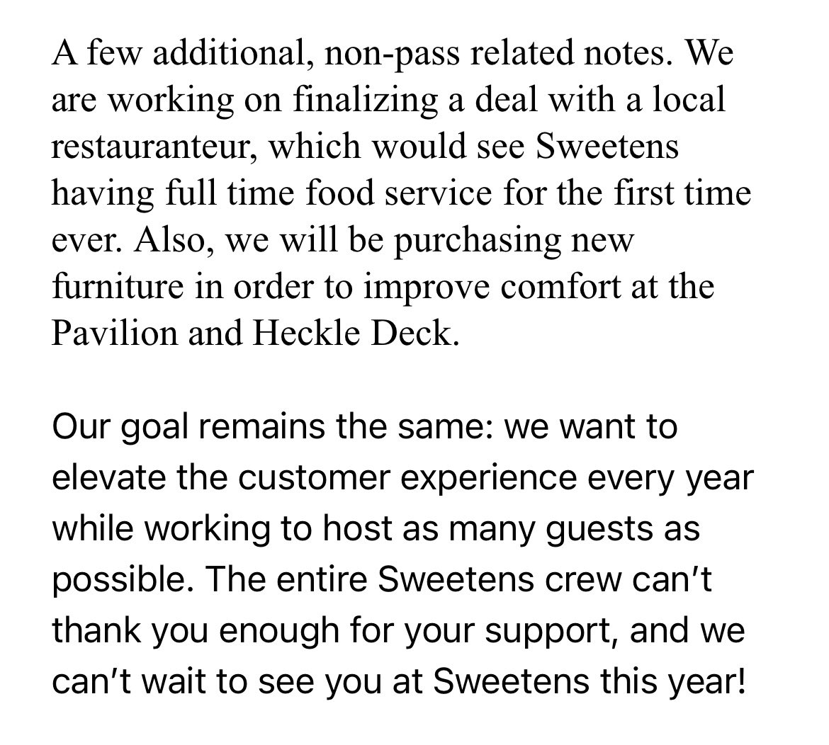 SweetensCove's tweet photo. 🚨🚨2023 PASS RELEASE INFO🚨🚨 https://t.co/ENRA8Tel0O
