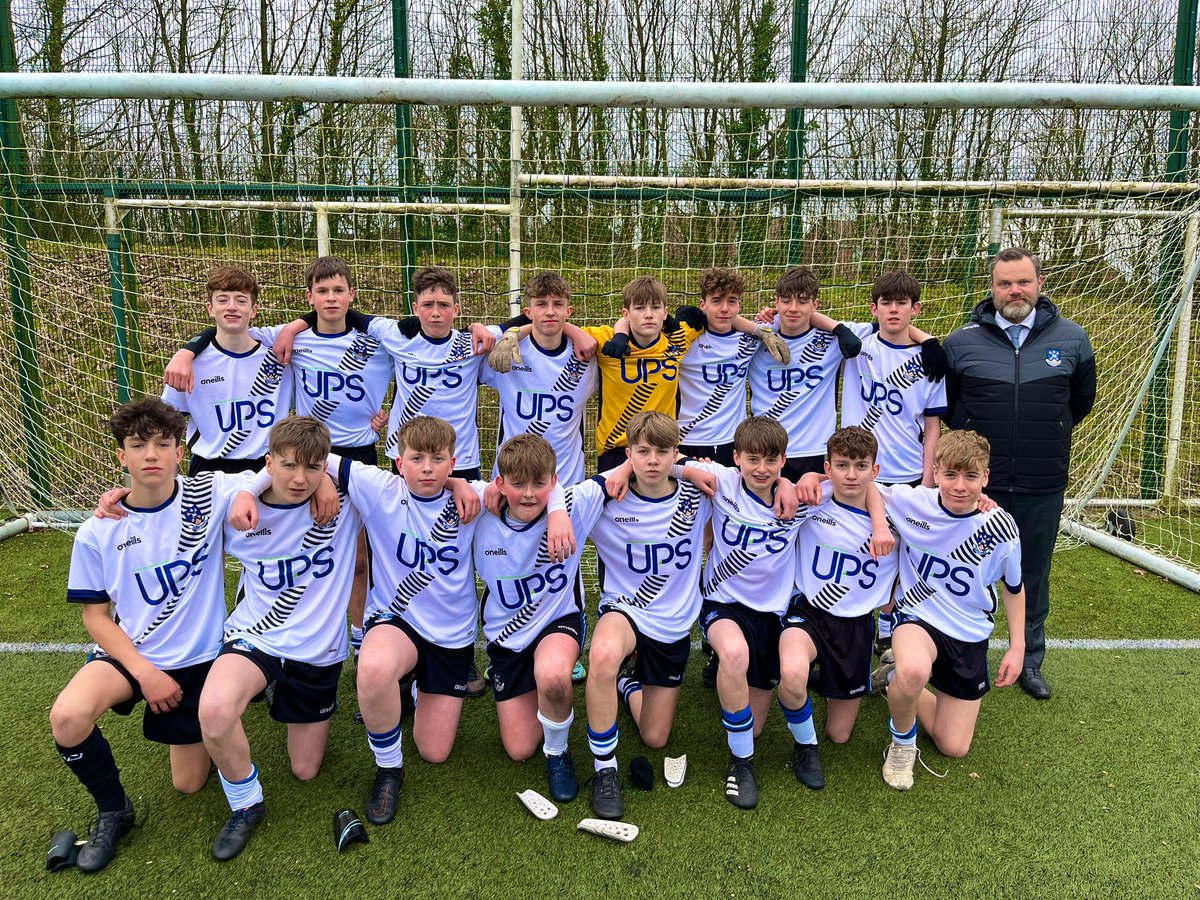 OLSPCKPE's tweet image. Mr O’Halloran and the Year 10 soccer team overcame a tough and gritty @AquinasPEDept side to progress to the semi final of the NI cup. Lots of hard work at 8am sessions ensured the boys were ready for this one. Goal scorers today were Sean Duffy and Conor Watson. #teamknock