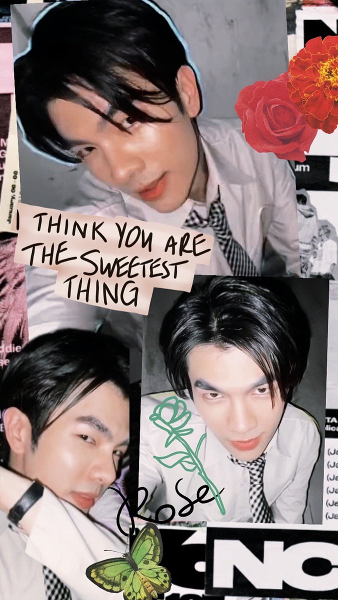 ✨GN my sMile✨ Thinking of you is the sweetest thing. @milephakphum #MilePhakphum #GreenyRose