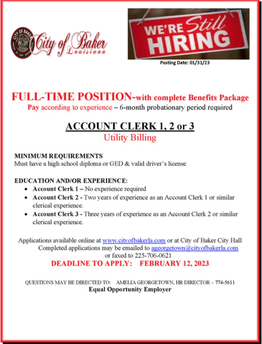 BakerCommerce's tweet image. Apply today!
cityofbakerla.com/wp/wp-content/…