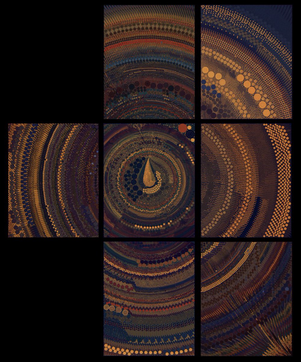 For this #QQLthursday , let’s focus on sets (diptychs, triptychs, etc…). It’s amazing to see how various seeds can play off of each other. #QQL And here’s just a little something I’ve been working on myself. 👀