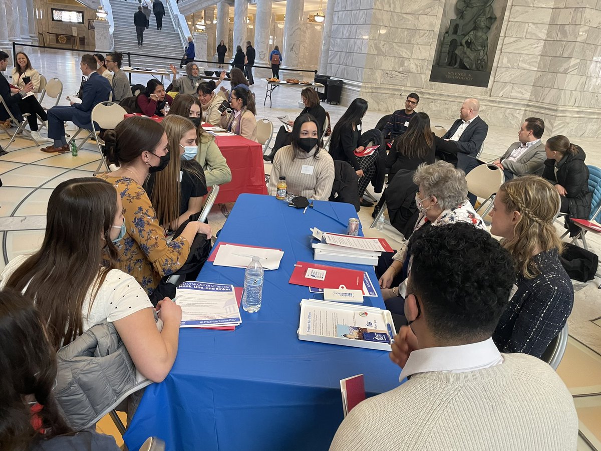 ACSCANUtah's tweet photo. great conversations happening already!
#UTCancerActionDay https://t.co/2U5CGA7USE