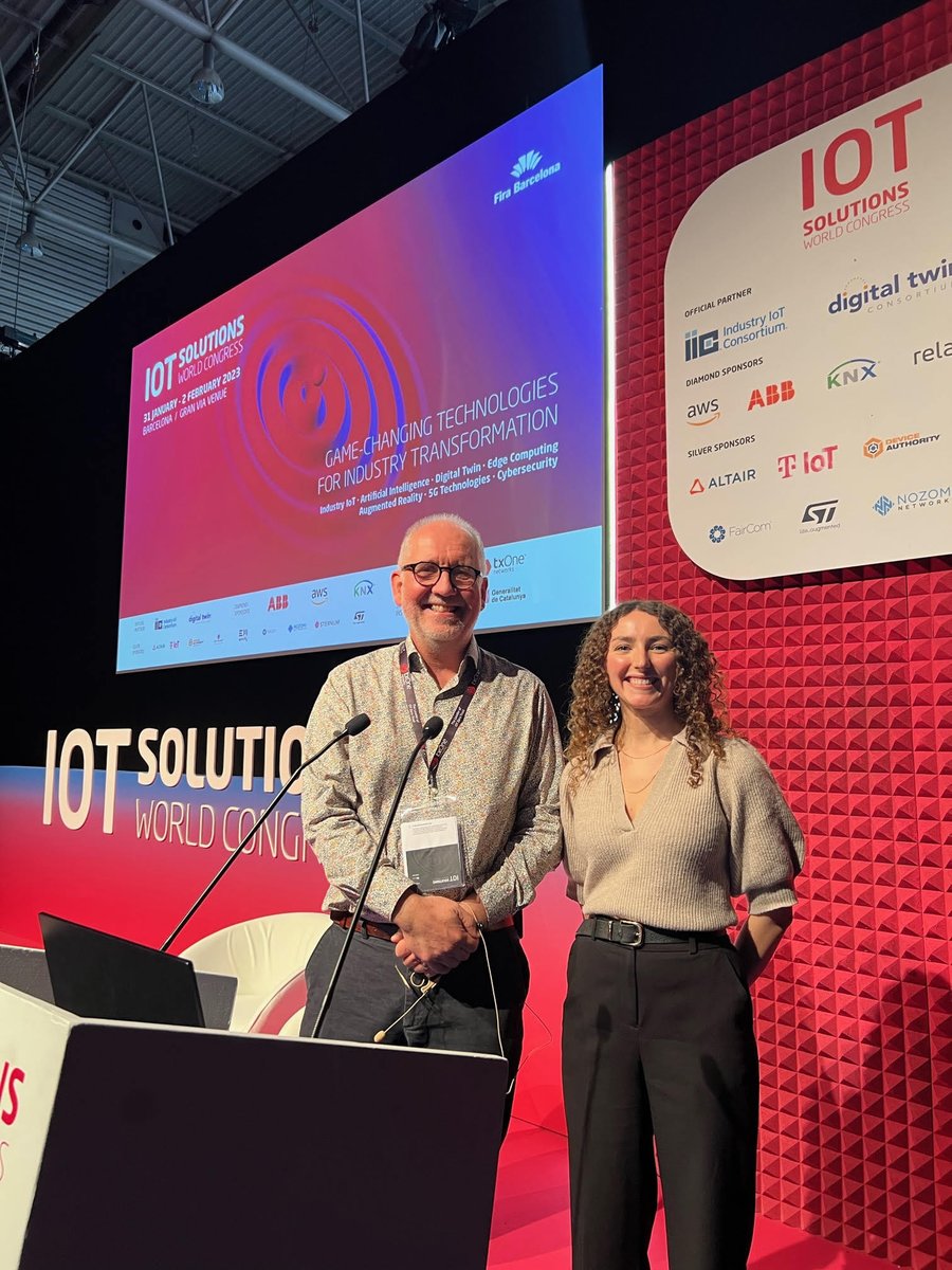 #IOTSWC23 - Hope you manage to catch the session from Elly @PortsmouthPort and @iotics_mark