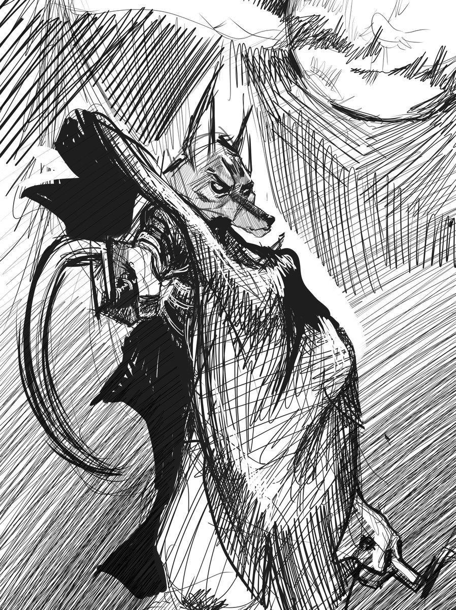 sas_egor's tweet image. The Death Stare
#pussinboots #furry #digitalart