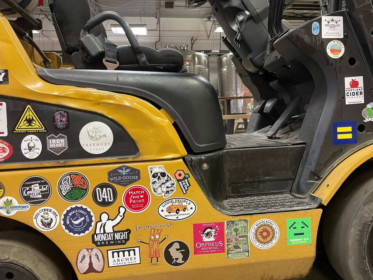 Forklift acquired a new sticker this week. Check out and support 🍑How I'd fix Atlanta 🍑cc:<a href="/austinlouisray/">@austinlouisray.bsky.social</a>