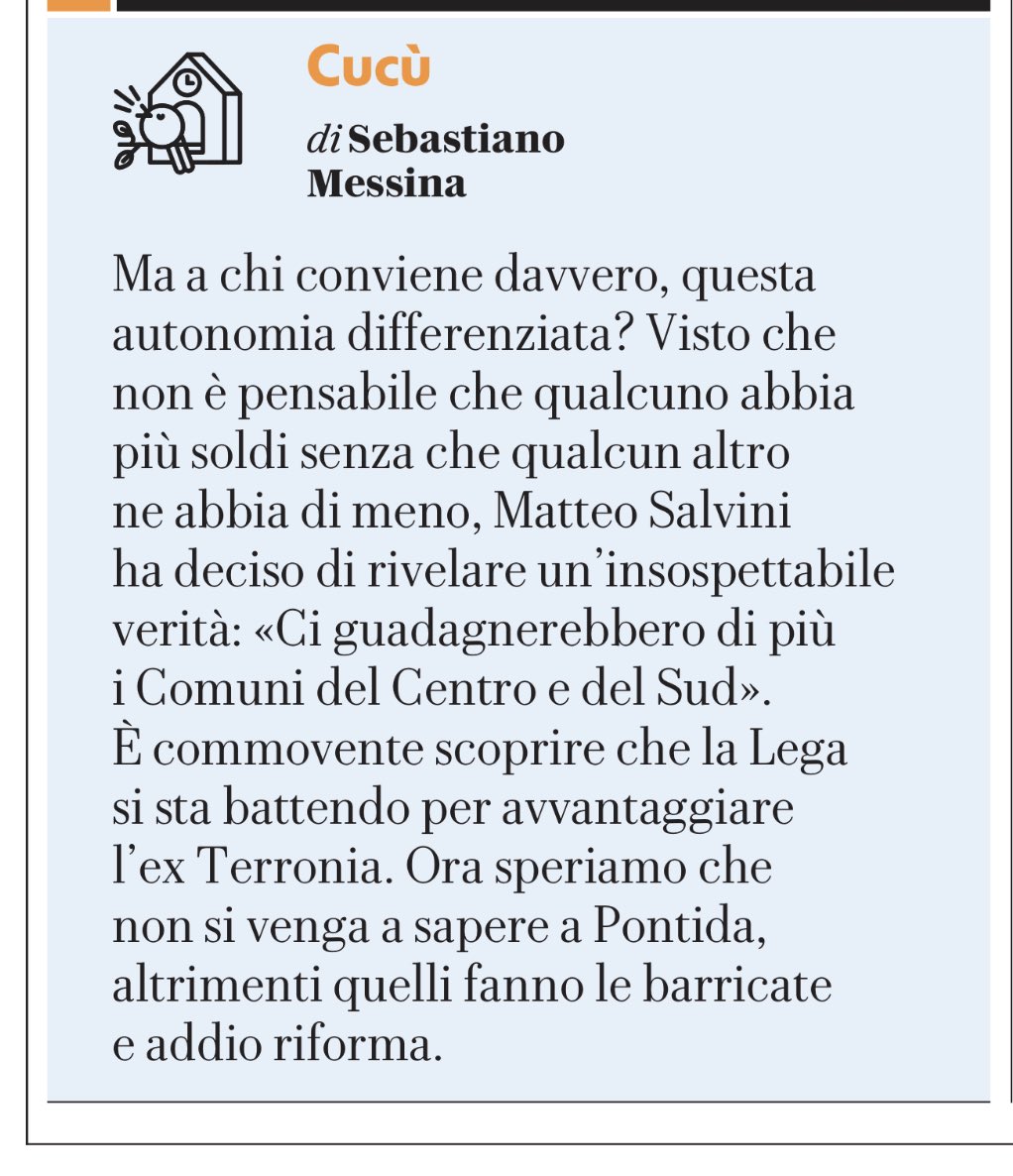 sebmes's tweet image. Lo fanno per il Sud.