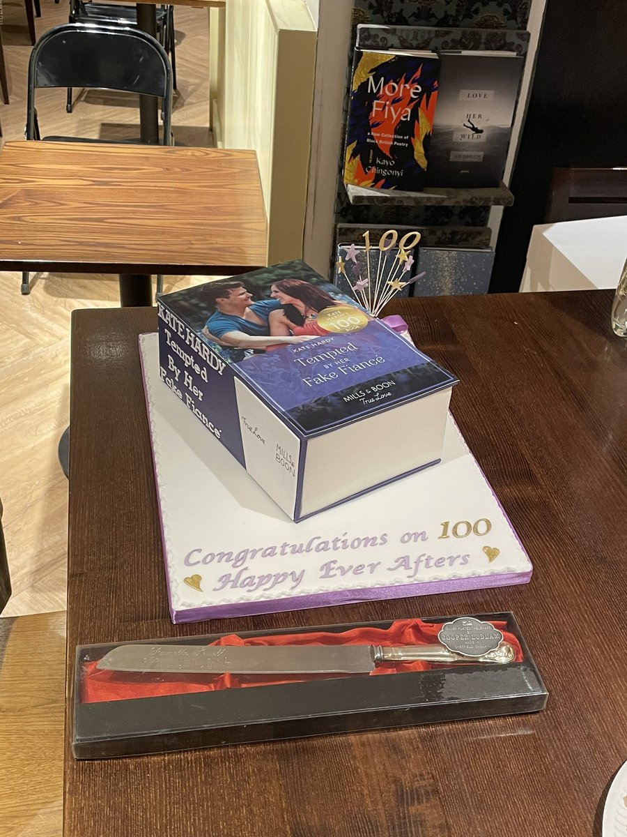 Such a lovely event at Waterstones in Norwich last night, to celebrate @katehardyauthor ‘s 100th (!) Mills & Boon book 🎉

What an achievement and an inspiration 🙌

instagram.com/p/CoKohNIoqf3/

#romancebooks #millsandboon #respectromfic #respectromance #romanticfiction