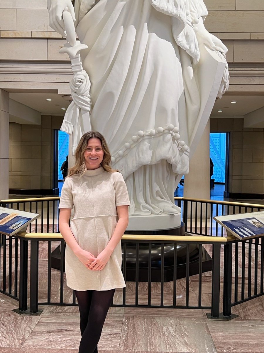 SmithvilleMOCIA's tweet image. Smithville School District and 2017-2018 Trading Card Program alum, Mira Bannwarth, works for @RepSamGraves office in Washington, D.C. She gave coalition leaders Sarah Ulledahl and @ATGINI a tour of the Capitol during #cadcaforum2023 Capitol Hill Day on Wednesday. #ssdpride