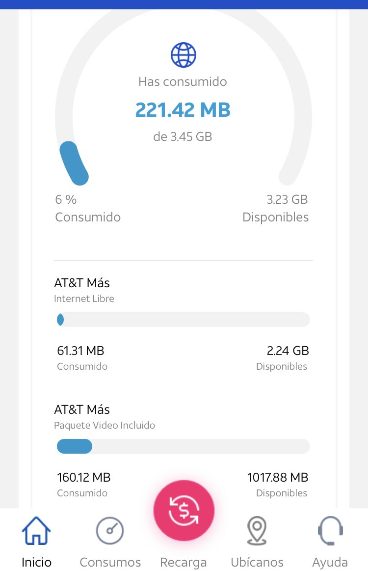 alonsomg's tweet photo. Hago mi recarga, procedo a abrir la app y @ATTMx dice que ya consumí más de 200 mb! Ahora que excusa será @ATTMxAyuda ? https://t.co/tARWCavP54