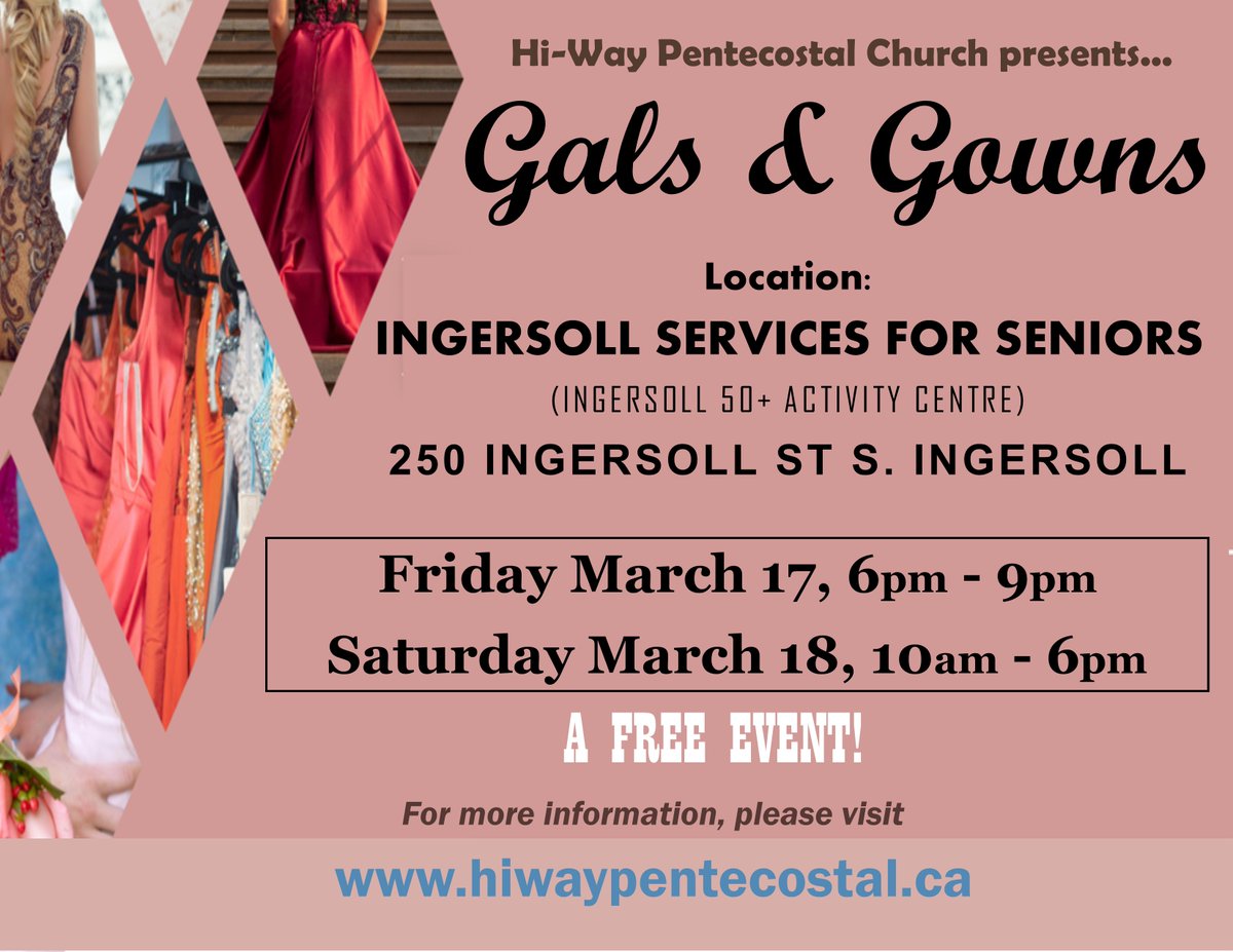 Woodstock Police Service on Twitter "Need a prom/grad dress? Do you