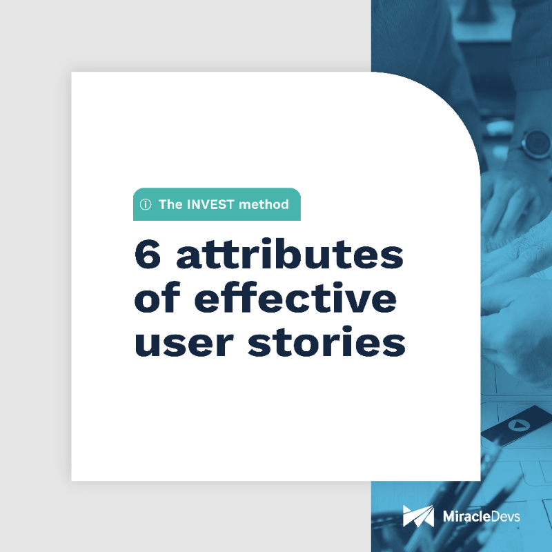 MiracleDevs's tweet photo. 💡 In #Agile Methodology, a user story is an informal description of a feature written from the user's perspective. 

#INVEST is an acronym that helps us remember guidelines for writing successful user stories: Independent, Negotiable, Valuable, Estimable, Small, and Testable.
