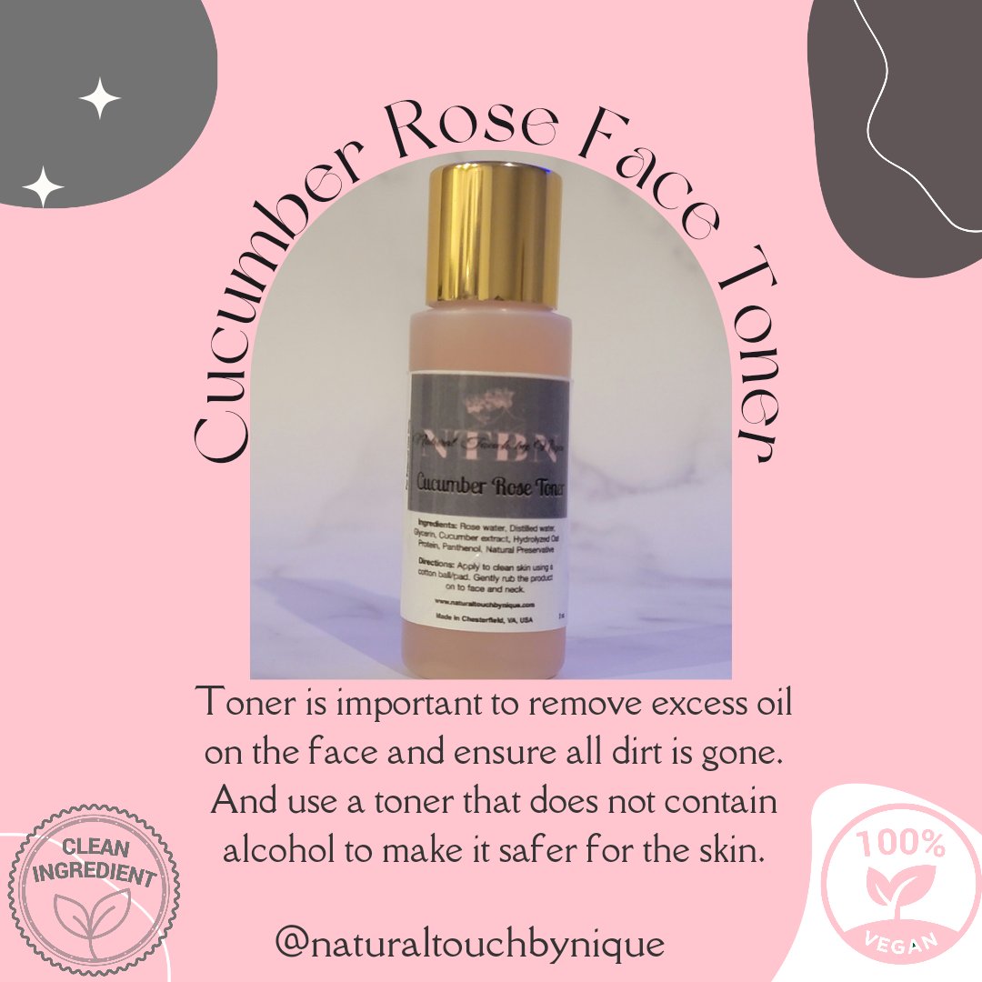 touch_nique's tweet photo. Toners are great after you've washed your face. Even when you think your face is clean there can still be some oil &amp; dirt left behind. That's where a toner comes in &amp; helps remove them. #naturalskincarethatworks  #facetoners  #cleanbeautyproducts #cleanskin #cleanskincare https://t.co/ZGXbfzBPDs