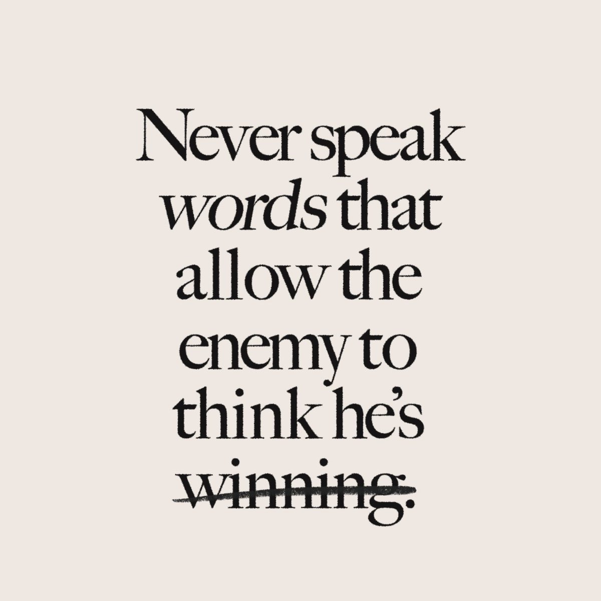 Jentezen's tweet photo. If your life is chaotic right now, saying the right words about your situation can help you overcome challenges that feel overwhelming. Today, think about the words you are saying. Are they filled with faith and hope? #OvercomingBook https://t.co/i6ydDJqv0e