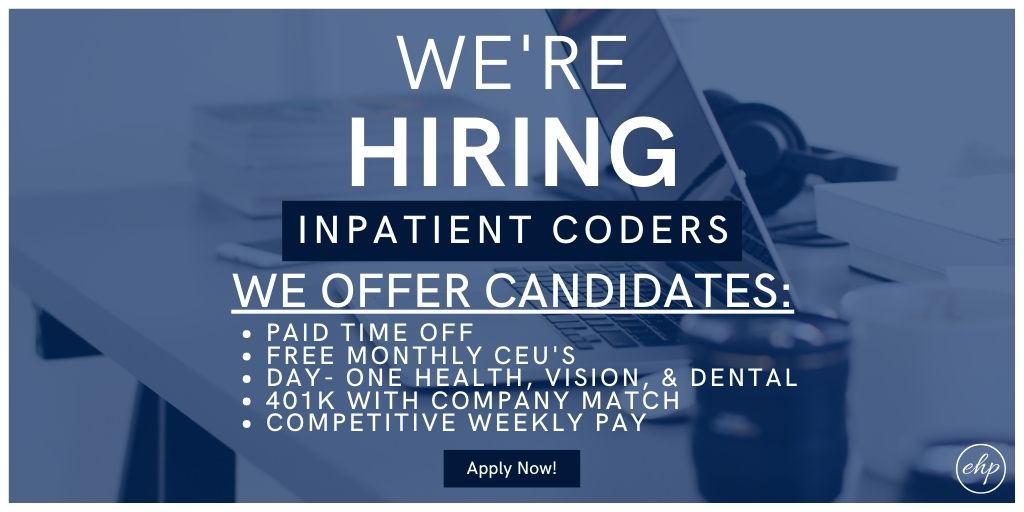 Excite Health Partners is currently looking for talented individuals to join our team as 100% remote Inpatient Coders. DM for more info! 

#ExciteHealthPartners #Hiring #MedicalCoding #ClinicalCoding #HIM #RemoteCoding #InpatientCoder #IPCoder #IPCoding #WorkFromHome #RemoteJobs
