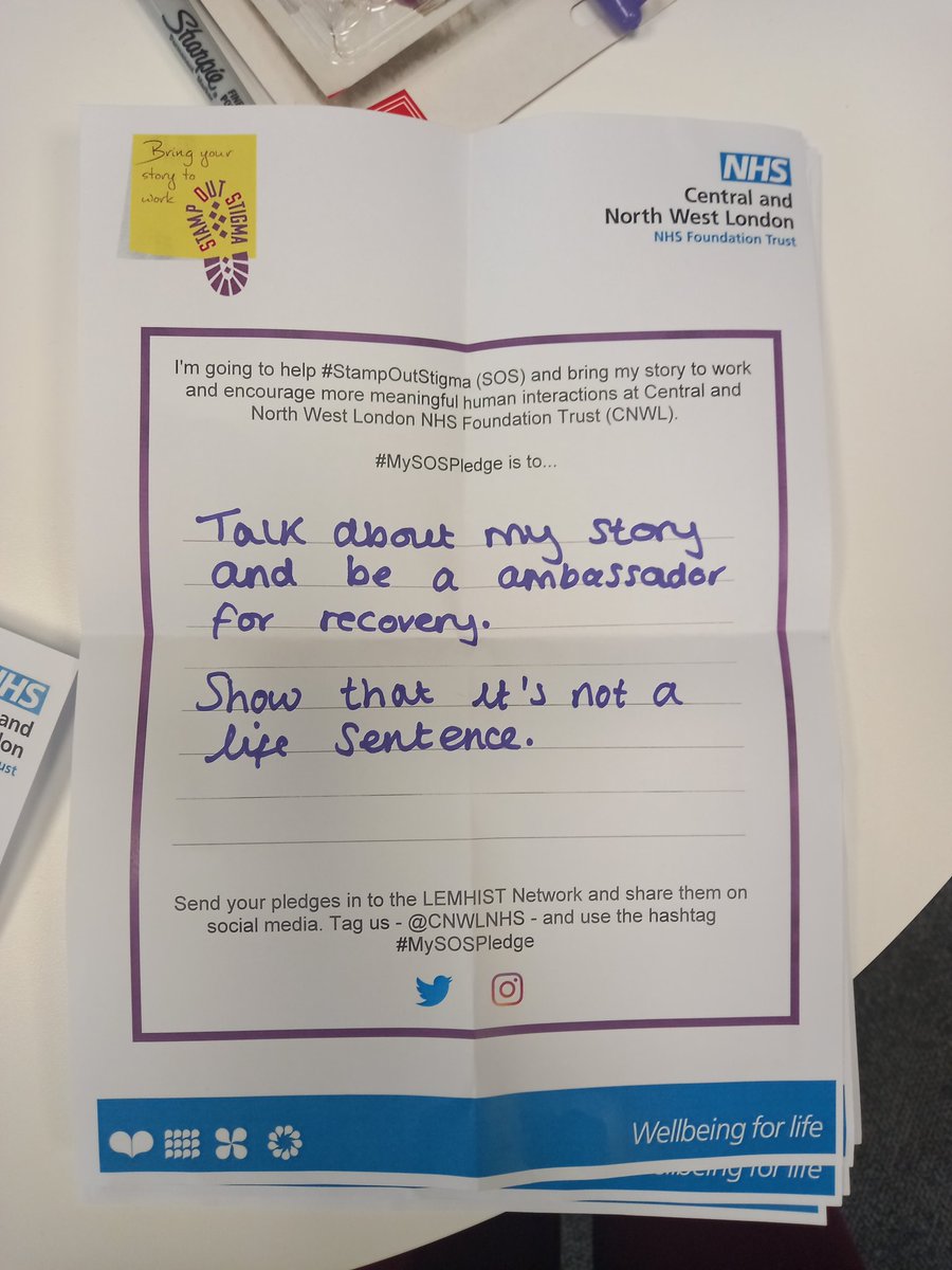 jnellejames's tweet photo. Our Lived Experience of Mental Health Network, raising awareness and taking a stand against Mental Health Stigma. Staff pledges for more meaningful human interactions #TimeToTalkDay https://t.co/PRLQLuzJvv