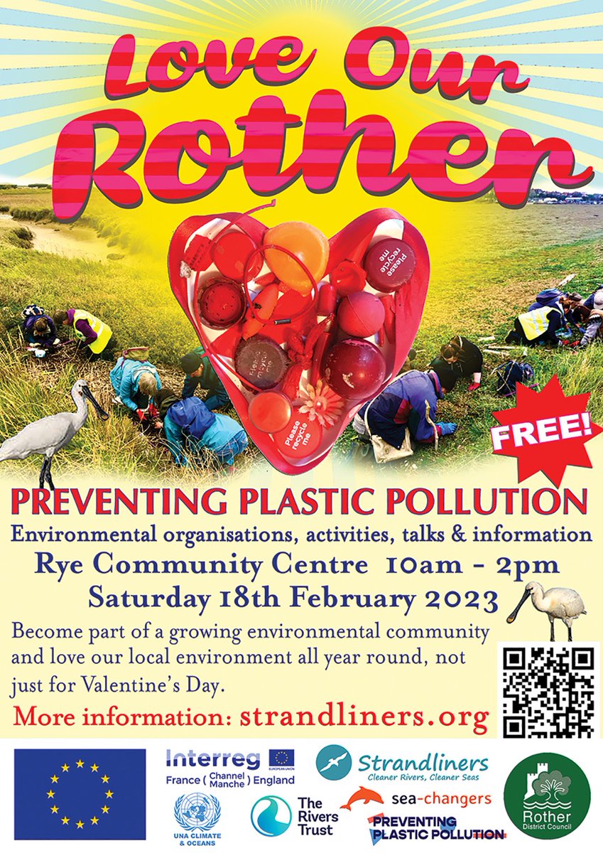 What a lovely group of organisations coming to Rye - Sat 18th Feb @BDP_WCA @SussexUnderwater @RSPCAMallydamsWood <a href="/SE_Rivers_Trust/">South East Rivers Trust</a> <a href="/unaclimateocean/">unaclimateoceans</a> <a href="/SussexWildlife/">Sussex Wildlife Trust 🦔</a> <a href="/EnvAgency/">Environment Agency</a> <a href="/Greener_Rother/">Rother Environmental</a> @SussexGreenways <a href="/StrandlinersCIC/">Strandliners</a> @GardenRye <a href="/mcsuk/">Marine Conservation Society</a> <a href="/SeaChampions/">Sea Champions</a> <a href="/RotherDC/">Rother District Council</a> <a href="/RotherVA/">Rother Voluntary Action</a>