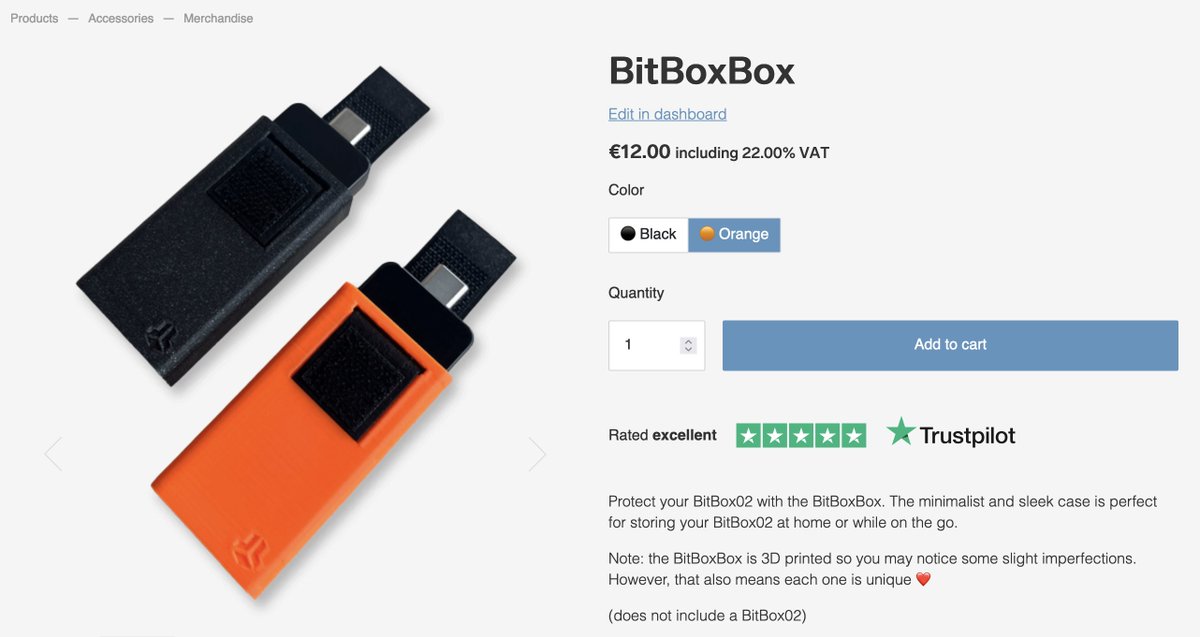 BitBoxSwiss's tweet photo. The BitBoxBox is in stock again 👀 https://t.co/IM0WVUBAoQ