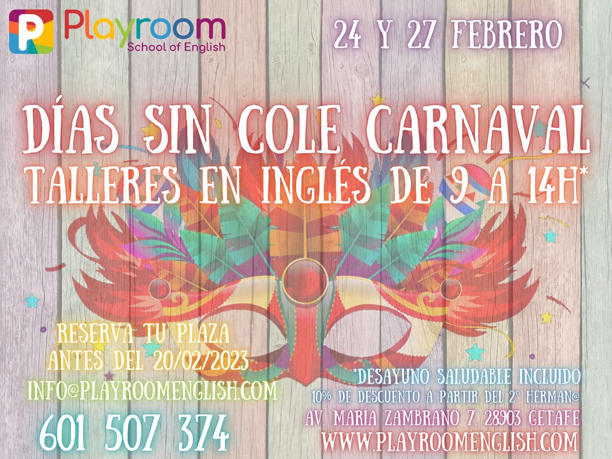 Playroom School of English tweet media