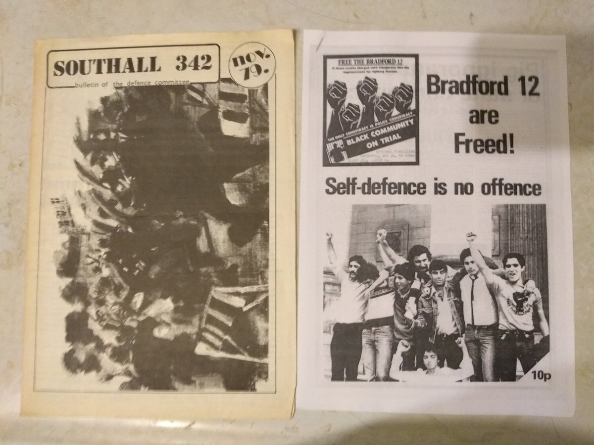 Black &amp; Brown struggles - some of the archival material we have around community self-defence, magazine publishing and strikes: