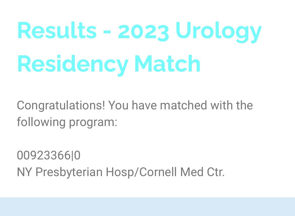 Shu Wang, MD (@shuwangmd) on Twitter photo Thrilled to have matched at Cornell Urology!!! <a href="/WCMUrology/">Weill Cornell Medicine Urology</a> I am beyond grateful for all the support from my family, mentors and friends along the journey! Thank you! <a href="/MMSiddiquiMD/">Minhaj Siddiqui</a> <a href="/RenaMalikMD/">Rena Malik, MD | Urologist</a> #UroMatch2023 #auamatch #UroSoMe <a href="/Uro_Res/">The Urology Applicant ⚕</a> <a href="/UroAcademic/">Society of Academic Urologists</a> Thrilled to have matched at Cornell Urology!!! <a href="/WCMUrology/">Weill Cornell Medicine Urology</a> I am beyond grateful for all the support from my family, mentors and friends along the journey! Thank you! <a href="/MMSiddiquiMD/">Minhaj Siddiqui</a> <a href="/RenaMalikMD/">Rena Malik, MD | Urologist</a> #UroMatch2023 #auamatch #UroSoMe <a href="/Uro_Res/">The Urology Applicant ⚕</a> <a href="/UroAcademic/">Society of Academic Urologists</a>