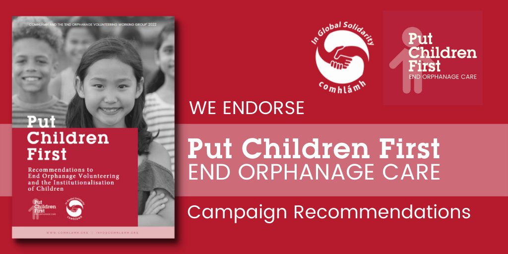 UniOfGalwaySU's tweet image. Every child has the right to grow up in a family and a community. 

That is why we have endorsed the Put Children First: End Orphanage Care campaign’s call for family and community-based care for every child. 

Please support #EndOrphanageCare  bit.ly/EndOrphanageCa…