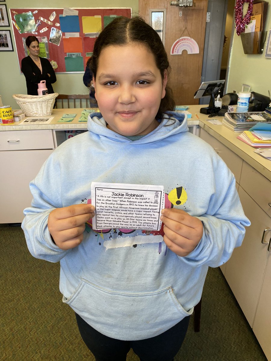CASDEFallowfld's tweet photo. Our fourth grade students have been sharing awesome biographies on the morning announcements to celebrate Black History Month and they are doing a great job! @CoatesvilleASD @EfesPto https://t.co/AIH3xD6x7o