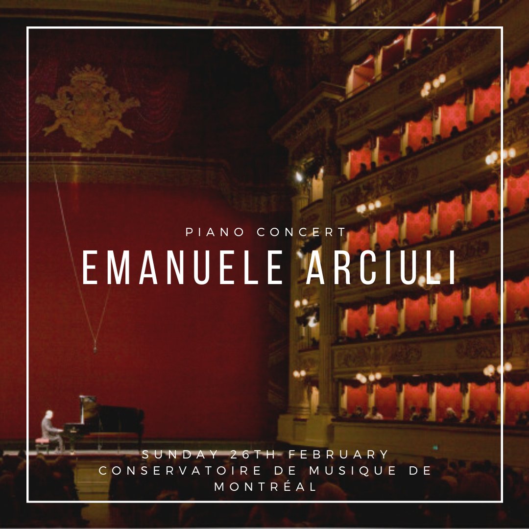 🎶 One of the most original and interesting performers on today’s international classical music scene 🎟 Tickets still available: bit.ly/arciuli_tickets Regular: $22 Seniors and students: $14 Learn more: emanuelearciuli.com/about/
