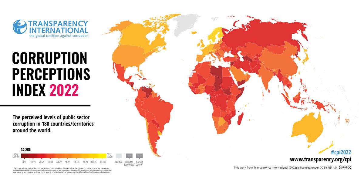 intcompassoc's tweet photo. Read this weeks #ICAinsight, where we delve into the key findings of Transparency International’s 2022 Corruption Perceptions Index (CPI) report > https://t.co/kvJw9YxLI0 #Corruption #Anticorruption #CPI2022 @anticorruption @TransparencyUK https://t.co/nU8QSYzk6e
