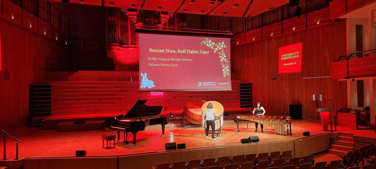EcstasyAM's tweet photo. If the size of that drum (the one at the back) is anything to go by, our Chinese New Year Celebration concert at Elgar Hall @unibirmingham tonight is going to be massive! #ChineseNewYear2023
#events #music #classical #folk https://t.co/8OxH6J43Wl