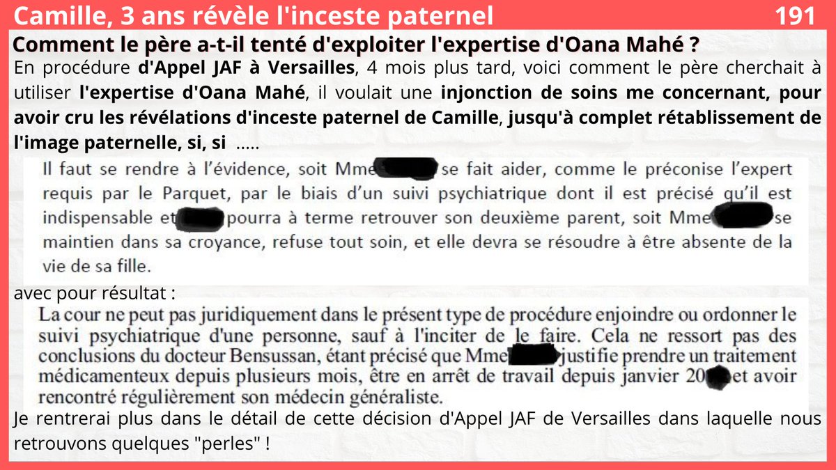 Muriel Salmona on Twitter "RT LesPreJugees Expertisejudiciaire de la mère réalisée en