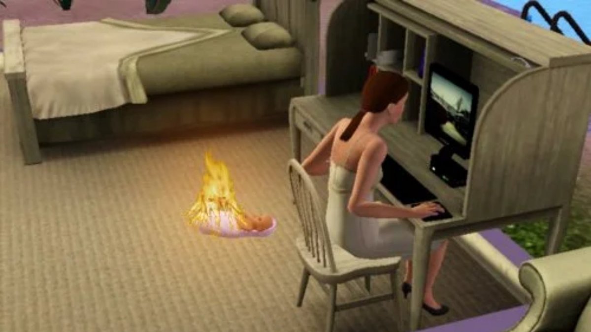 daninicholson20's tweet photo. @TheSims Not right now sweetie, mummy has to pre order another pack and make another family https://t.co/ZKLrTbKxN7