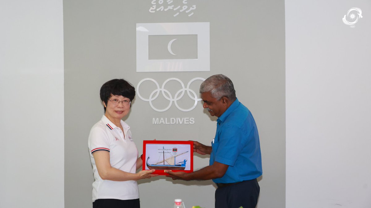AsianGamesOCA's tweet photo. The president of @olympicmv announced that Maldives is proposing to compete in 11 different sports events at the Hangzhou Games with more than 200 athletes expected to take part. [2/2]

#AsianGames #FunRun #AGFunRun #Hangzhou2022  @19thAGofficial https://t.co/q8U1DhHQYk