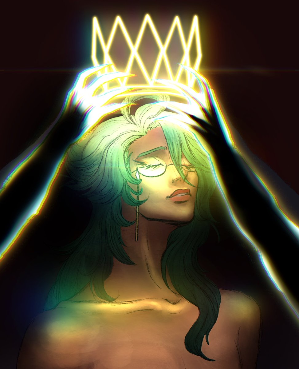 🌱 future main counts right ? anyways baizhu in a crown #baizhu #Genshinlmpact