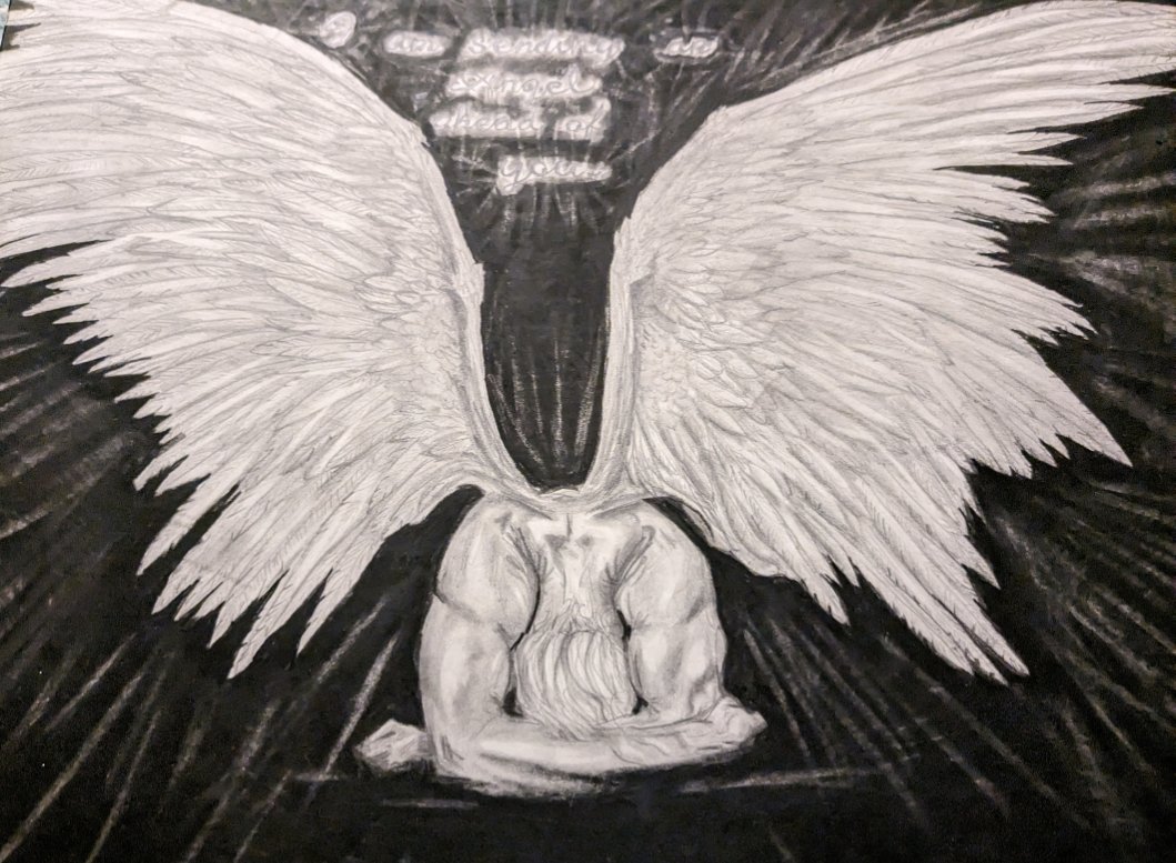 amriana's tweet photo. @ukrainiansquad #WePrayForYou 
I am sending you this art work
#AngelOfVictory for Ukraine.

#GodIsWithUkraine
 
#VictoryIsComingToUkraine 

💙💛🇺🇦💙💛🇺🇦🇺🇦💙💛🇨🇦🇺🇸🇬🇧🇭🇺

Kneeling Victory Angel to pay respect to All the Heroes who layed down their lives for #Ukraine &amp; #Europe! https://t.co/kqQcGjV8sP
