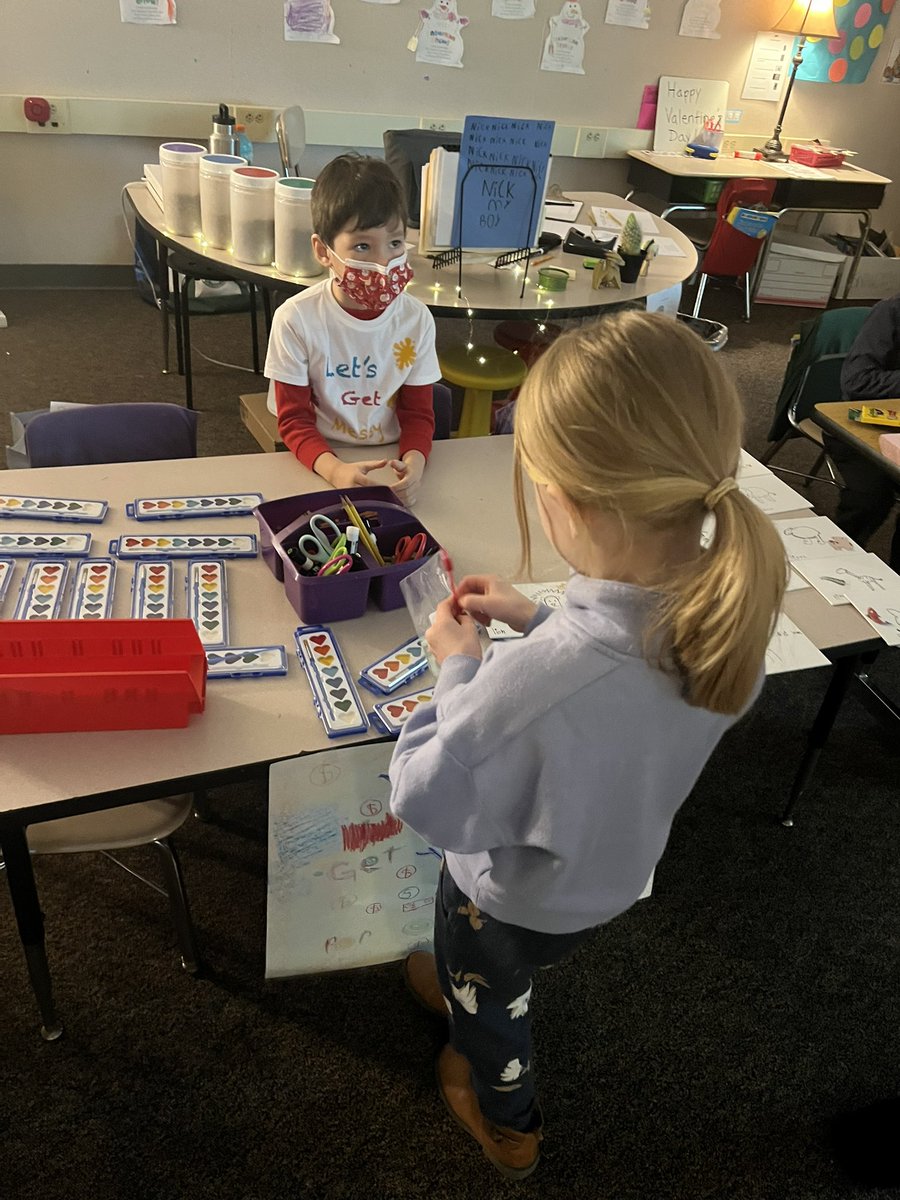 BrittanyEmbler's tweet photo. We are finishing our Economics Unit by having community stores today and tomorrow! These Kinders did the best job buying and selling at the stores today! What creative ideas they all had! I’m a proud teacher! @oakgrovees @JoTysor #itsbeterinthegrove https://t.co/VBRx9CgDSi