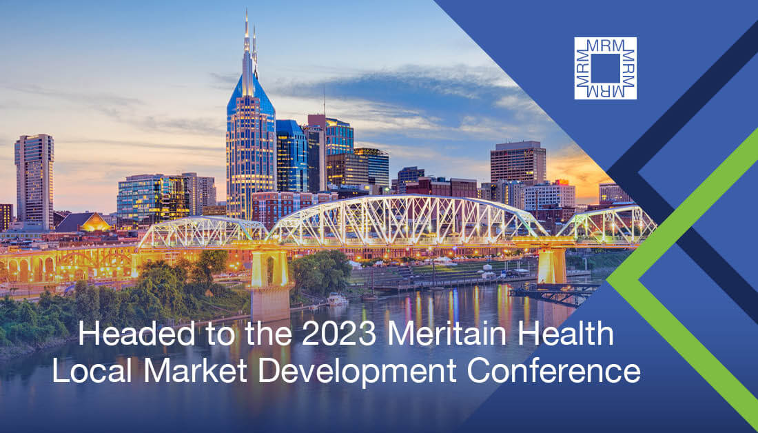 MRM is back on the road - this time to Nashville! We are looking forward to seeing everyone at the 2023 @MeritainHealth Local Market Development Conference.