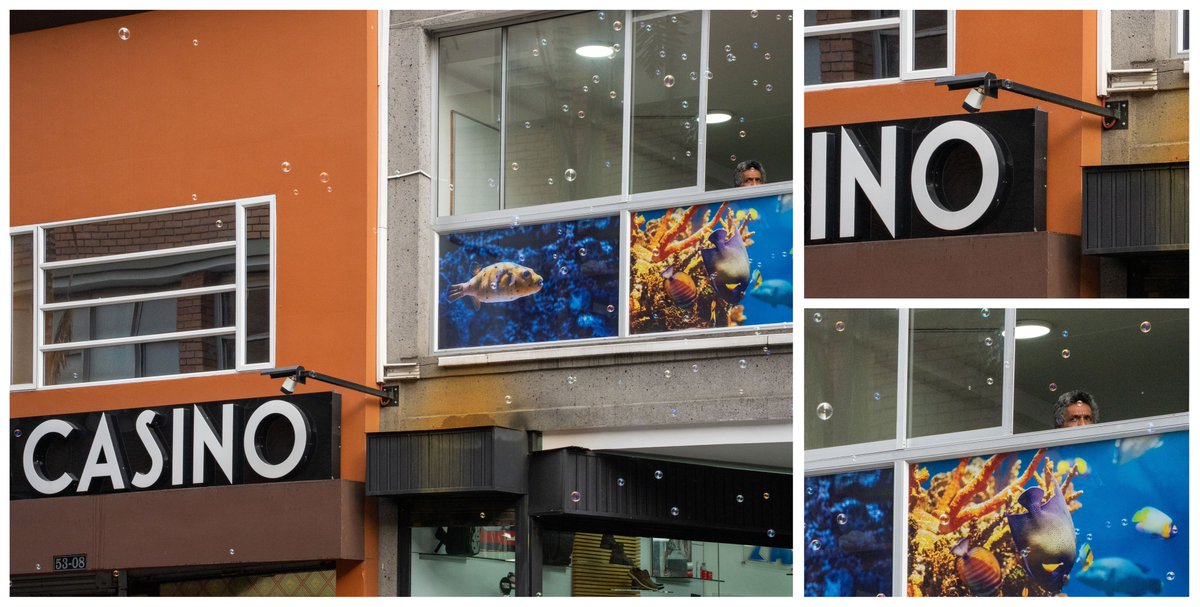 Peter realized that formal and informal surveillance closely coexist - security cameras or the police are not the only ones watching.

Photos: © Peter Van Agtmael / Magnum Photos
<a href="/pvanagtmael/">Peter van Agtmael</a> <a href="/MagnumPhotos/">Magnum Photos</a>