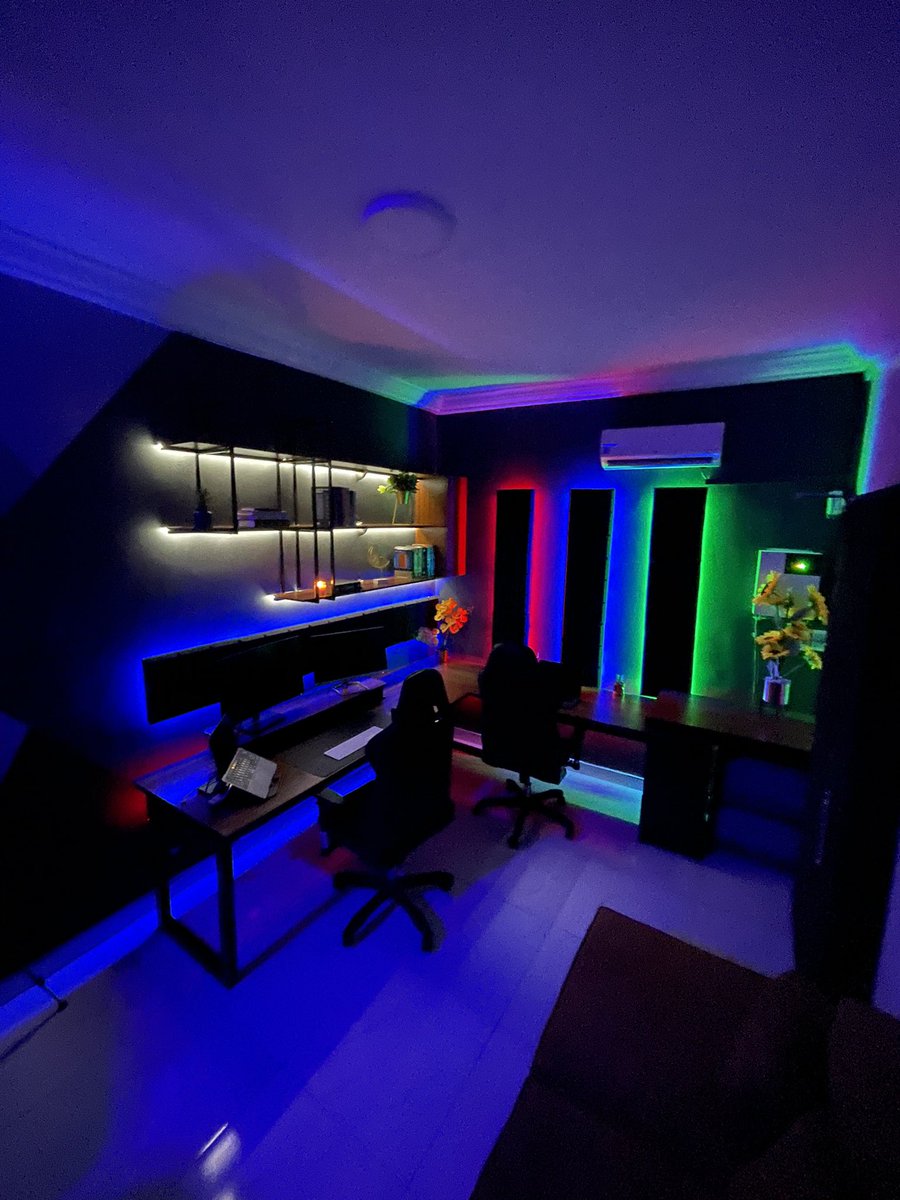 arcpenter's tweet image. Check out this setup I made for a client. Sound proofing too.