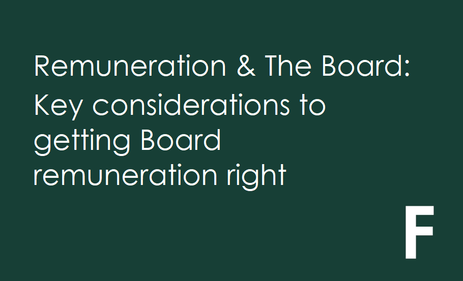 Getting remuneration and alignment right at Board level is something that is easily overlooked in the current environment. It is important for companies, whether listed or unlisted, to be able to attract effective and diverse Board Members. fideliopartners.com/post/remunerat…