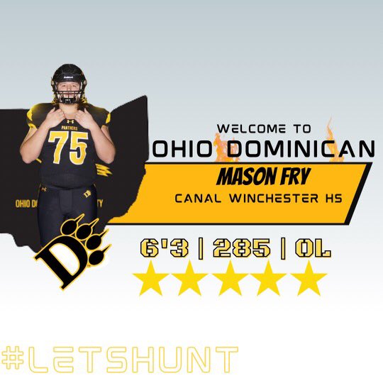 OFFICIAL!

Mason Fry, Offensive Line
Canal Winchester HS
6’3 285

Welcome home, Mason! #LetsHunt🐾